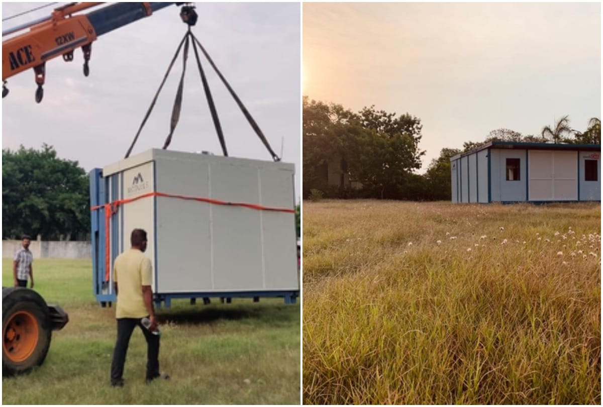 IIT Madras incubated start up Modulus Housing has developed a portable hospital unit MediCAB