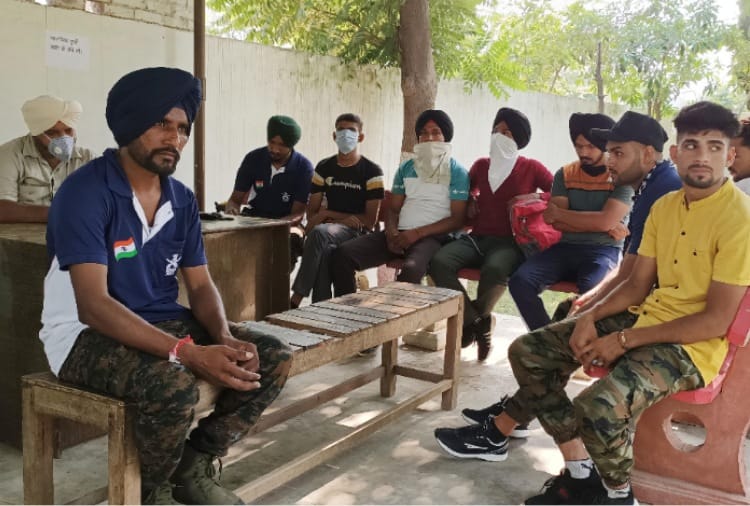 125 youth reached at Halwara Airforce Station wearing army uniform