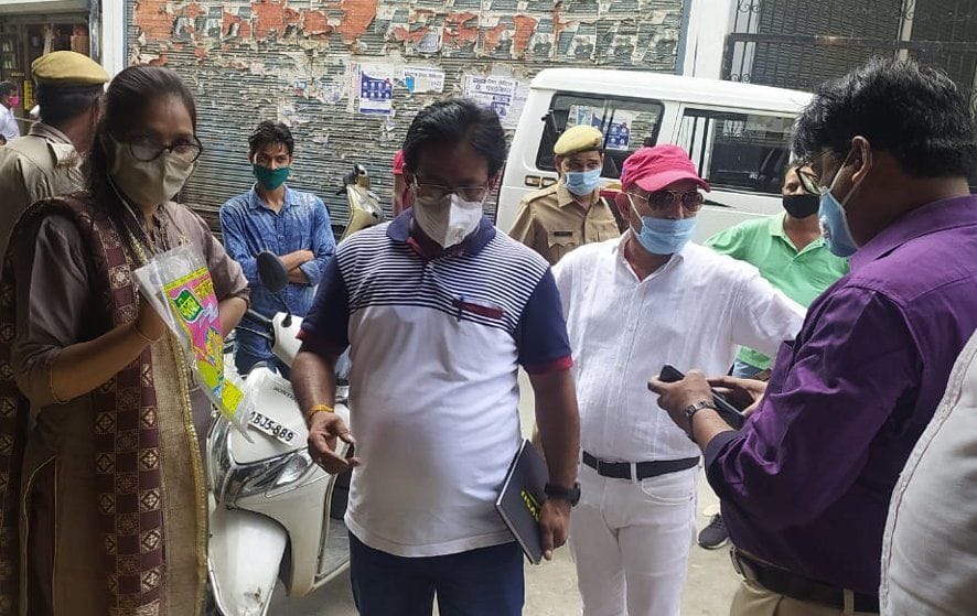 SDM raided and caught polythene