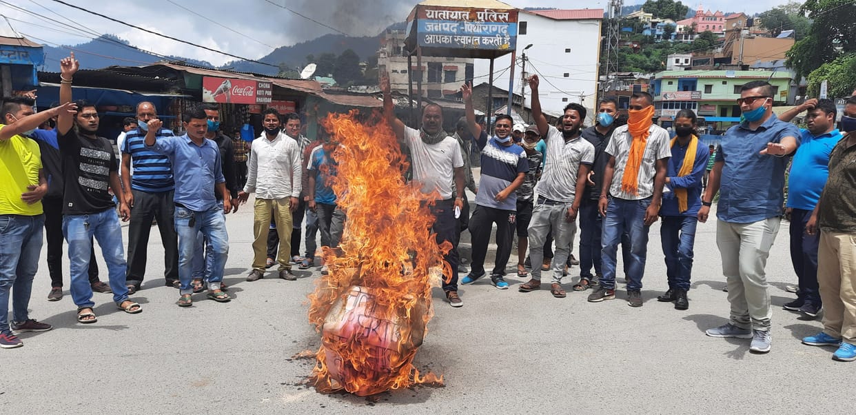 taxi driver protested
