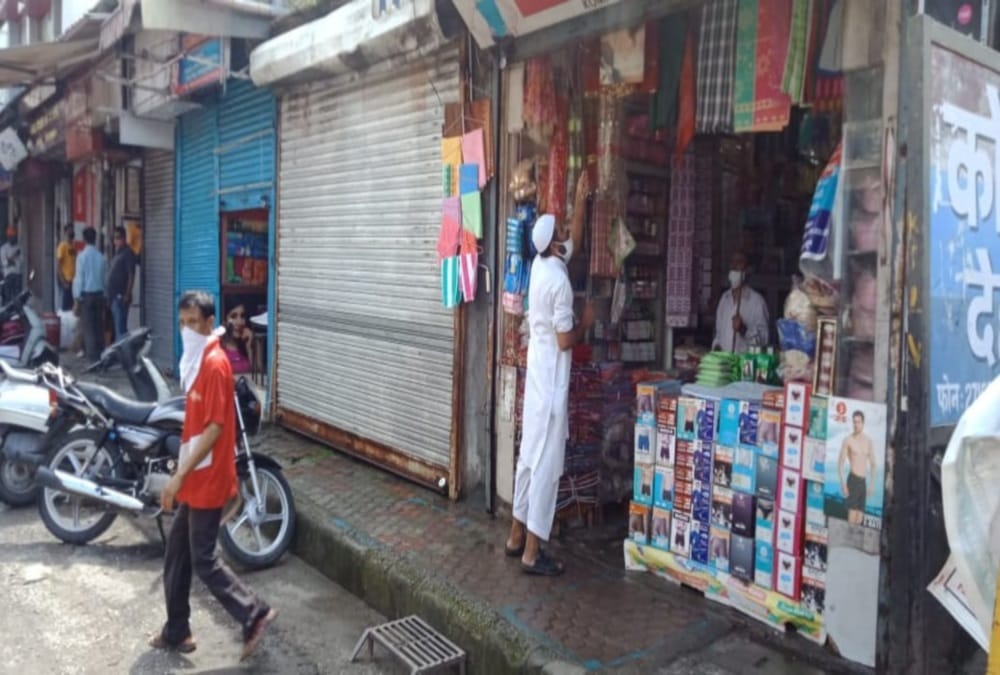 Coronavirus in uttarakhand: Dehradun paltan Market Lockdown and Sanitization Photos