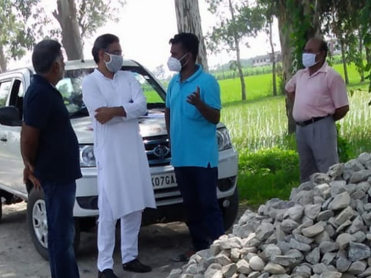 Sirsa Shaktifarm Road Construction Starts