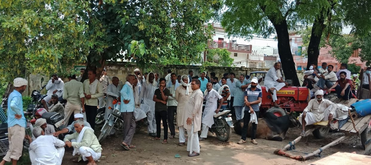 Farmers upset due to not getting urea