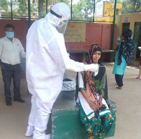 A team of doctors sampled 60 people
