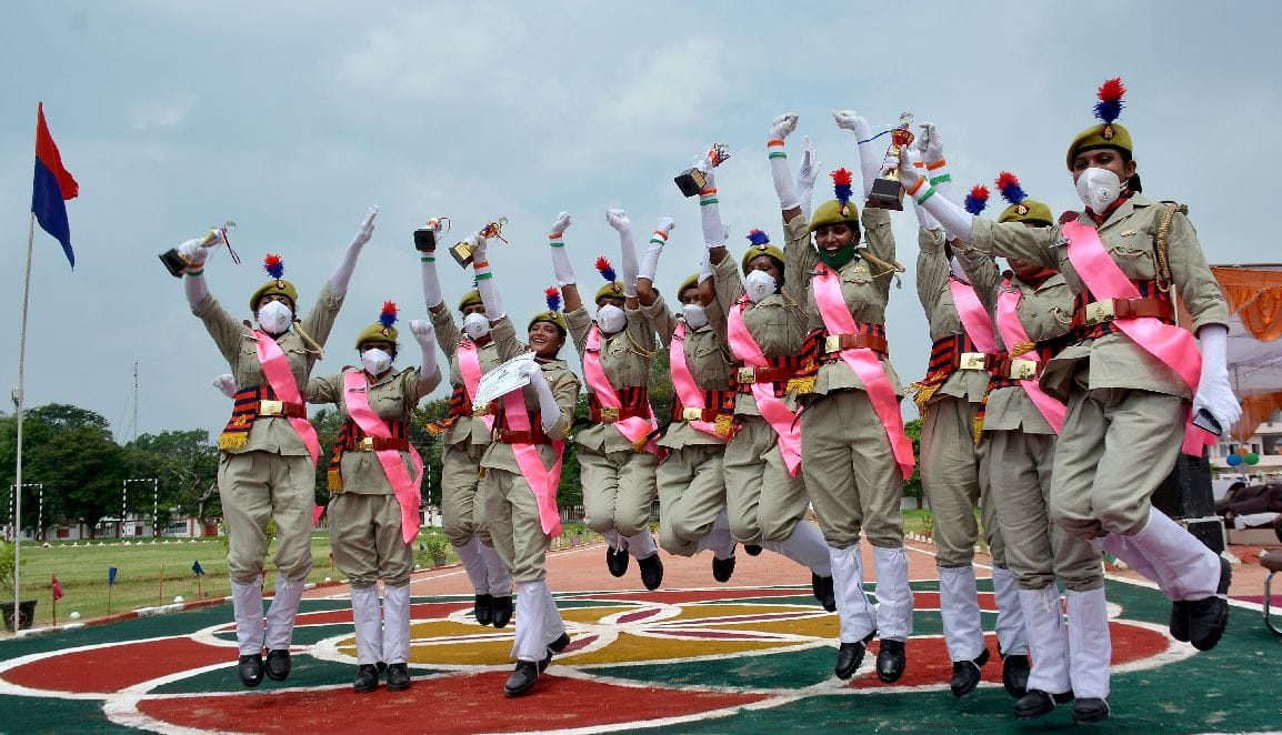 347 women recruits become part of Uttar Pradesh police, swearing in police line
