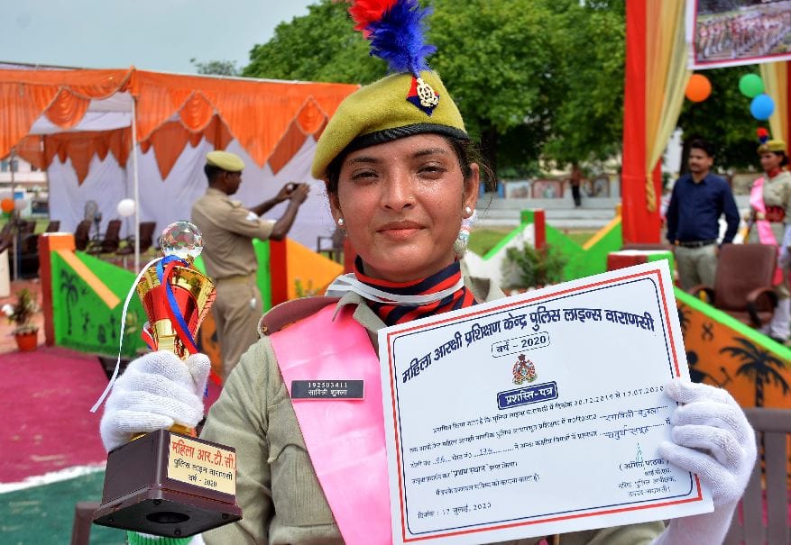 347 women recruits become part of Uttar Pradesh police, swearing in police line