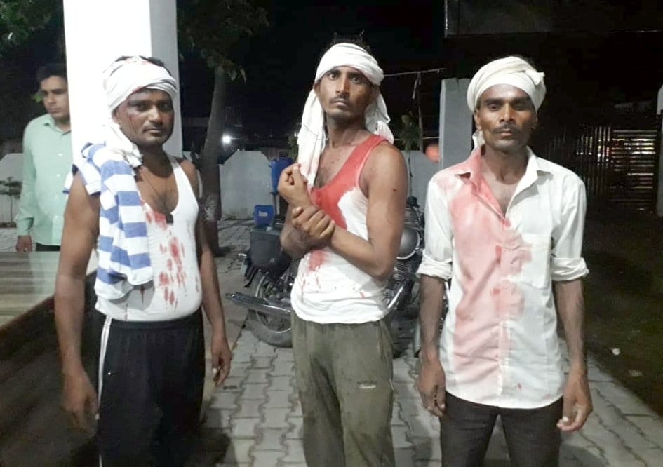 Conflict in road dispute, eight people injured