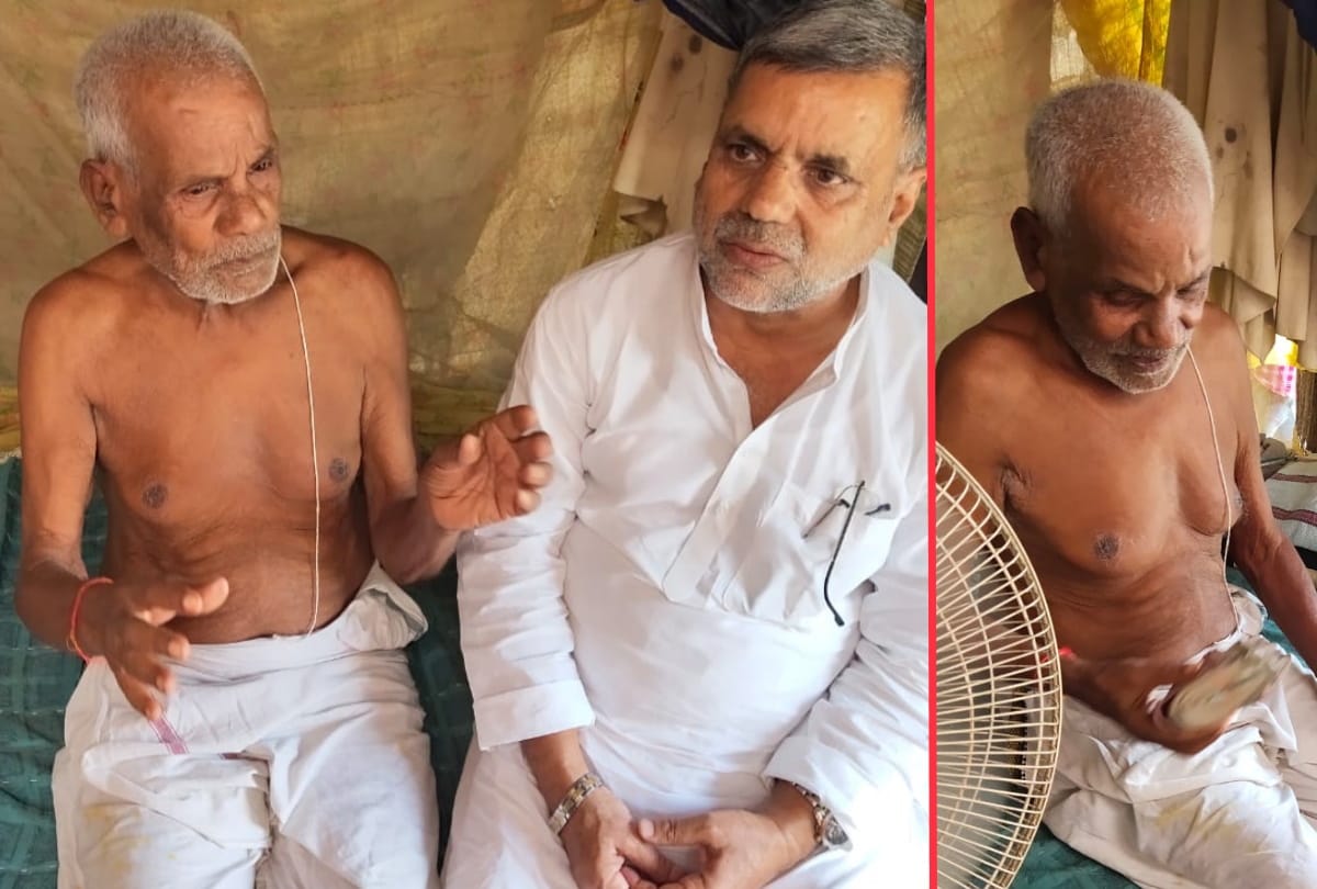 Council member Devendra Pratap Singh came to meet Former MLA Haridwar Pandey