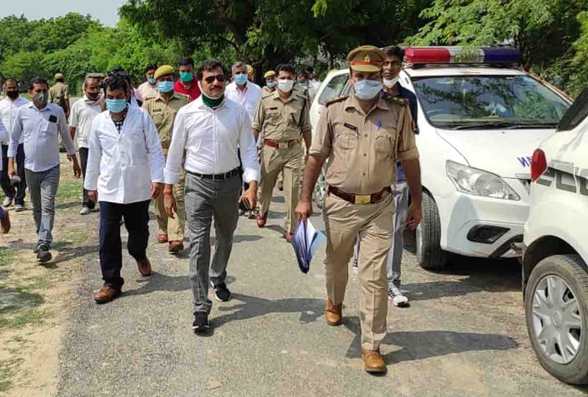 Kanpur Encounter: Crime scene recreate in bikru village by sit team