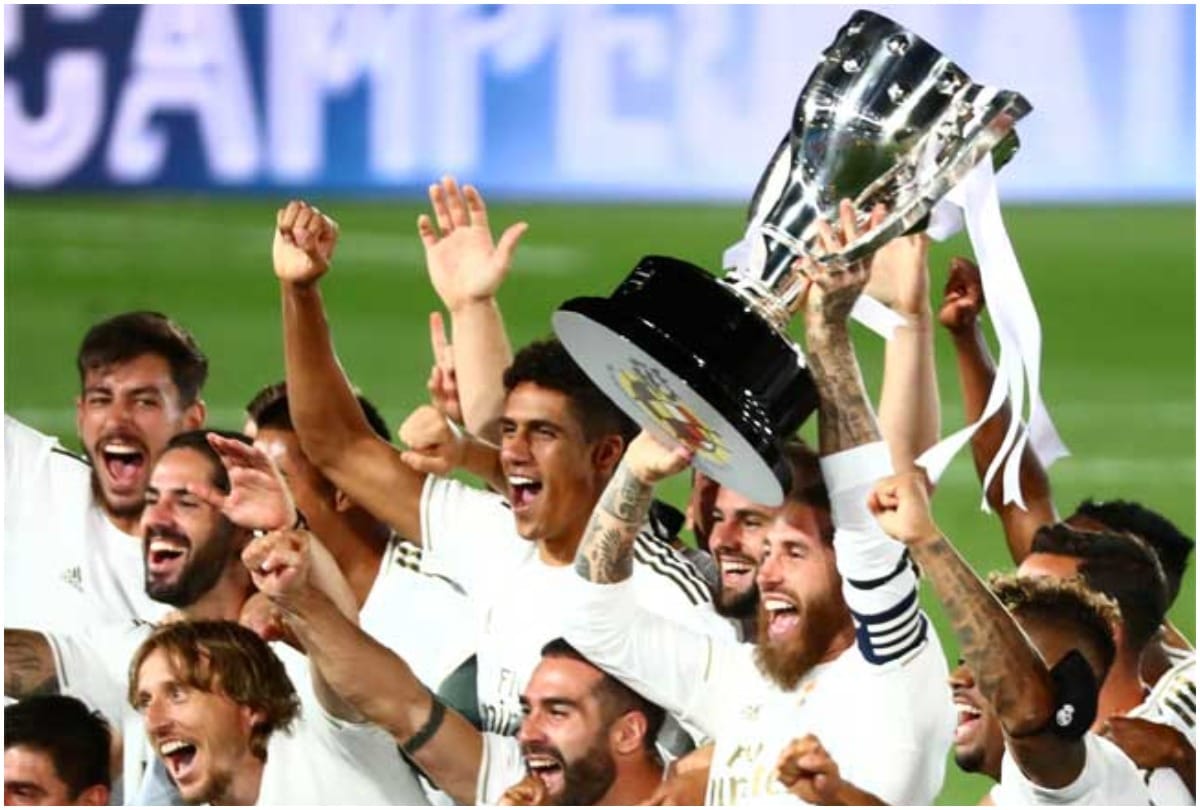 Real Madrid Clinch 34th La Liga Title With Game To Spare