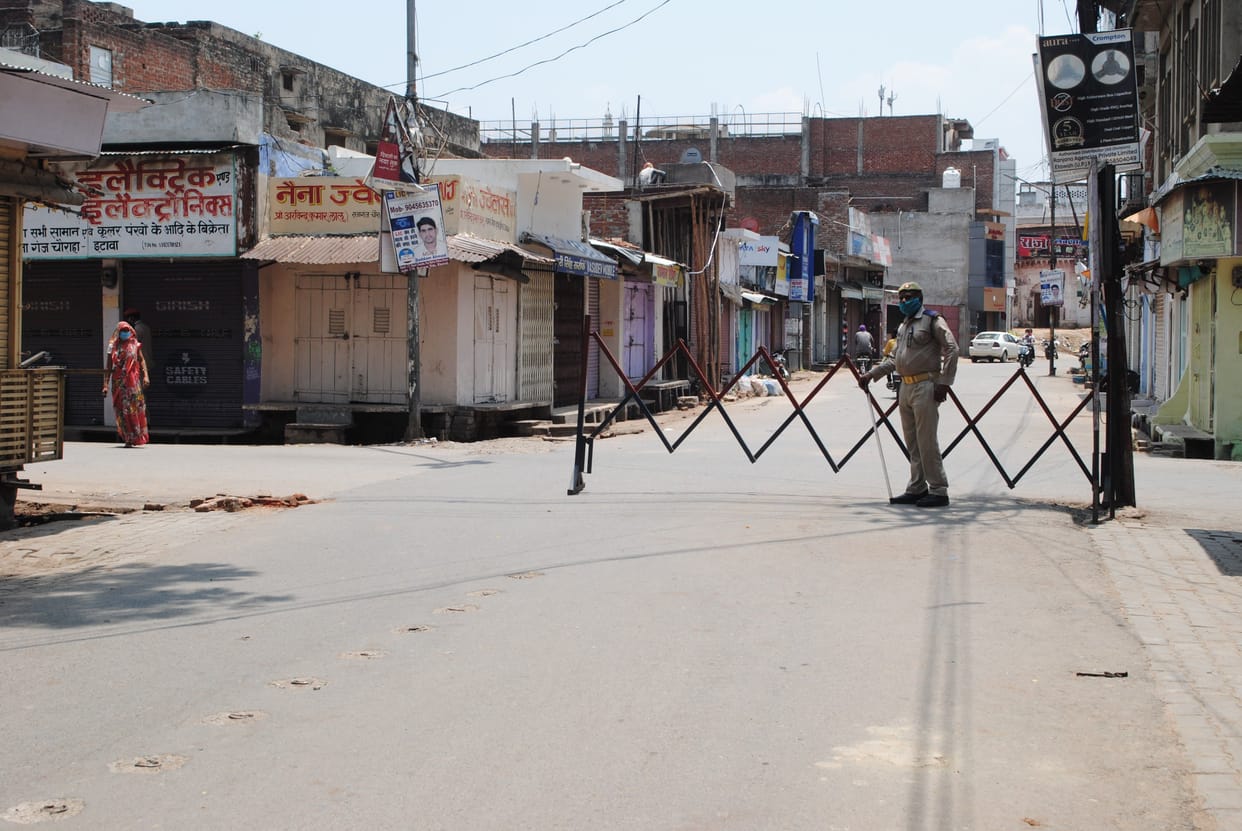 Impact of severe heat and lockdown, silence in markets