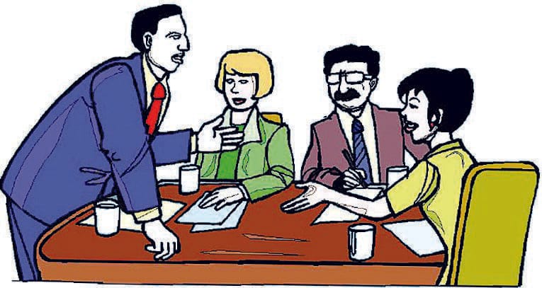 Indecency with the businessman after the block chief's meeting
