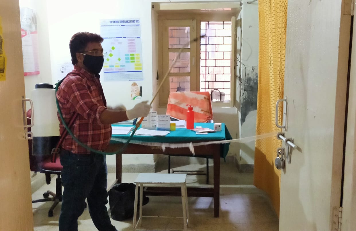 Sanitize women hospital