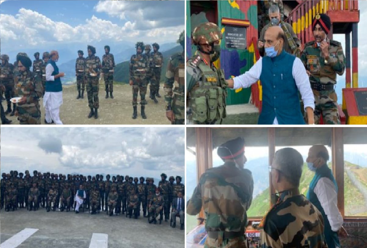 Rajnath Singh News, Defence Minister Rajnath Singh 2nd day of visit Amarnath Temple