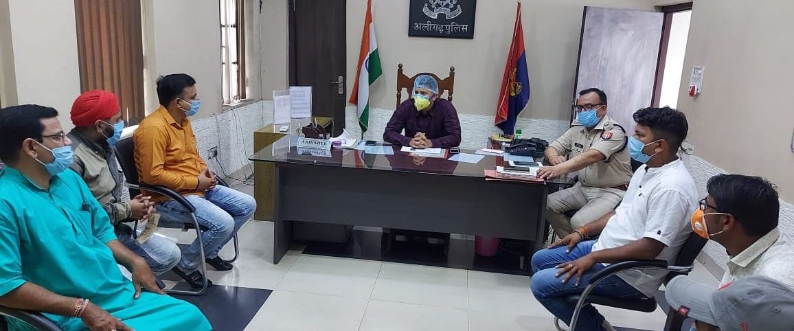 Aligarh: Bajrang Dal agitation suspended on the assurance of police officers