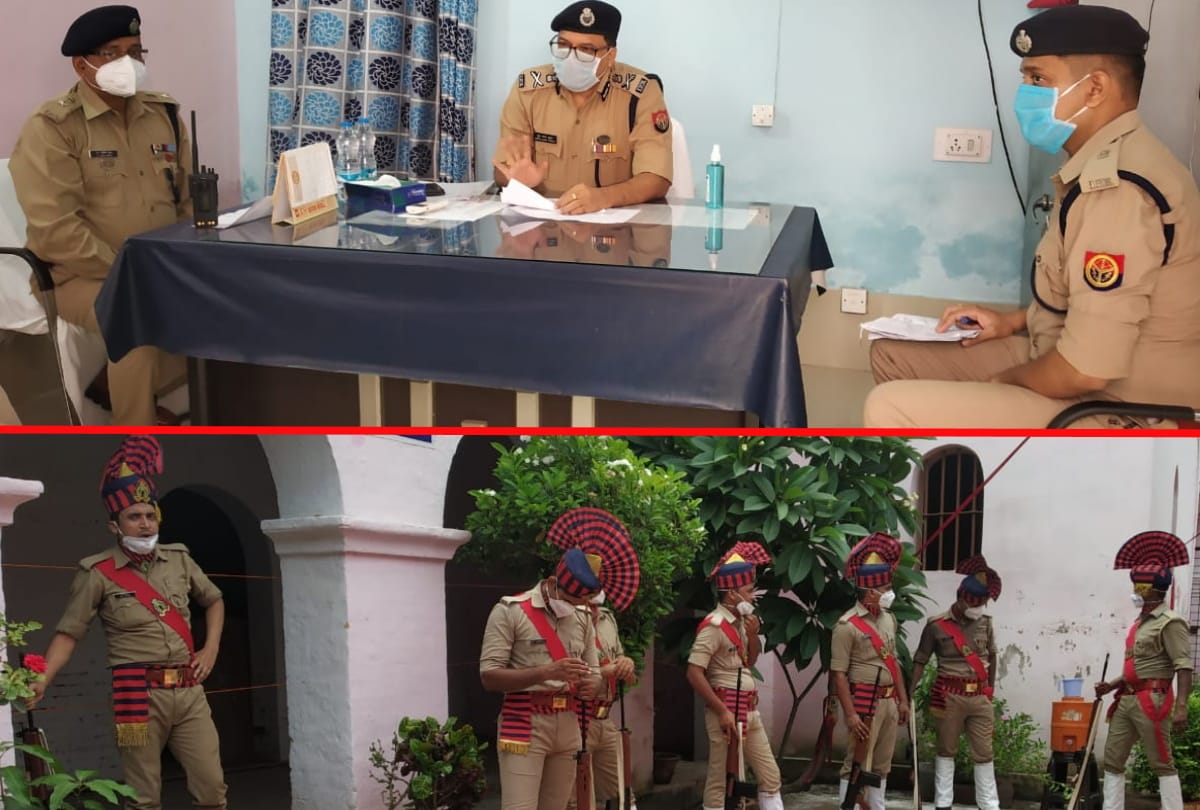 ADG ATS DK Thakur visit in Gorakhpur for investigate deficiencies of police after Kanpur Vikas Dubey ancounter