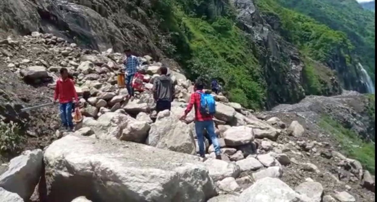 11 roads closed due to heavy rain, house in danger due to dancing