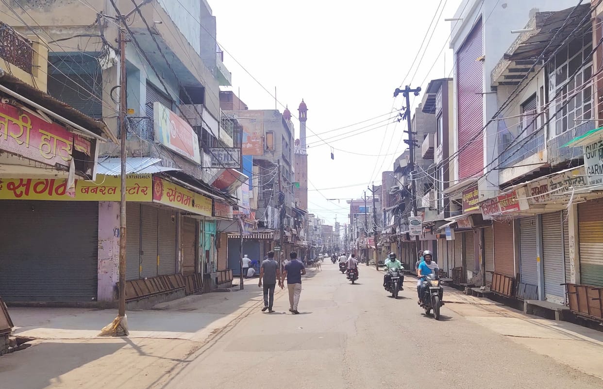 weekend, lockdown, in firozabad