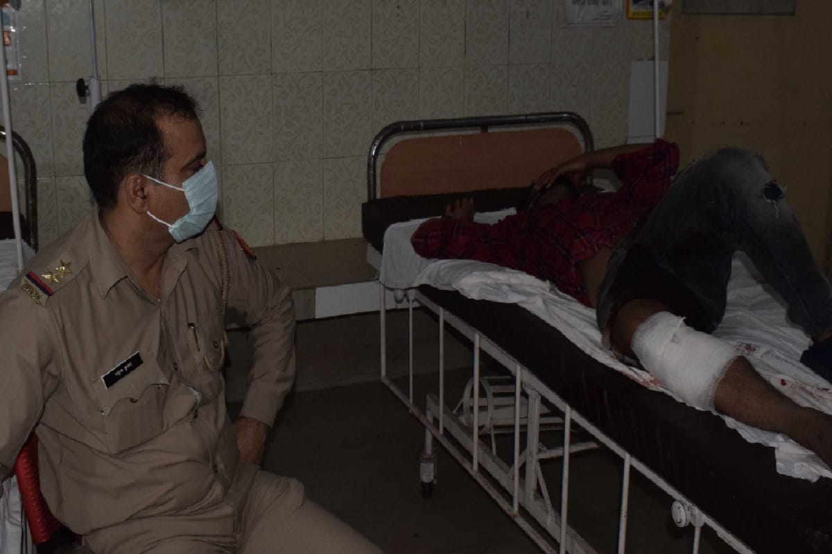 Encounter in Meerut: at night two encounters four miscreants in the leg
