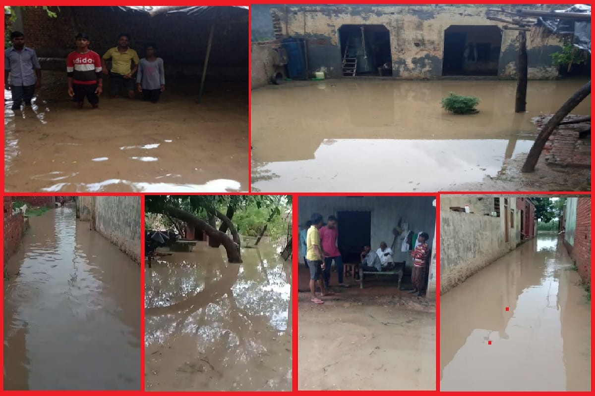 Fast rain in silawar village at Shamli of Uttar Pradesh