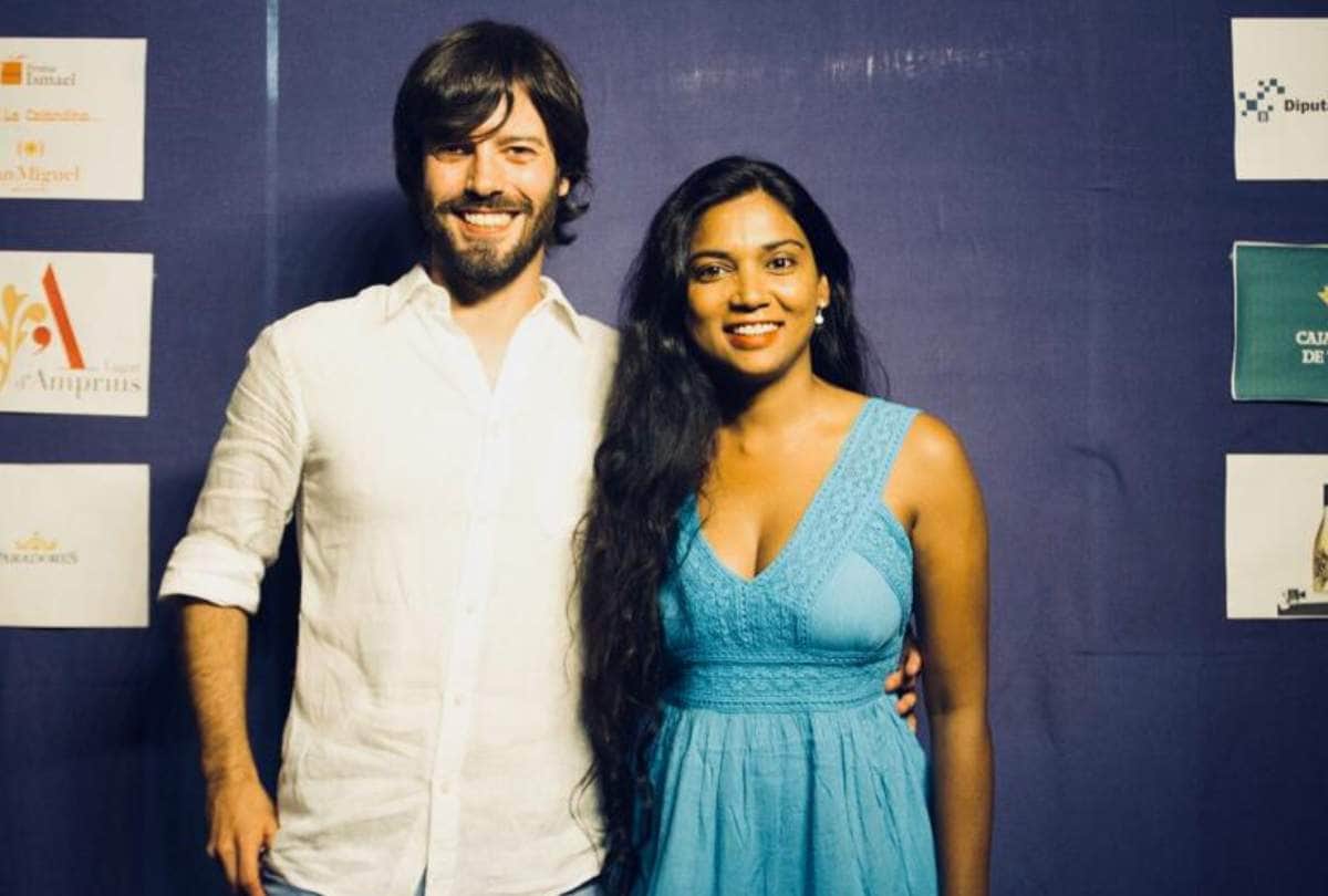 actress usha jadhav shooting international film in spain