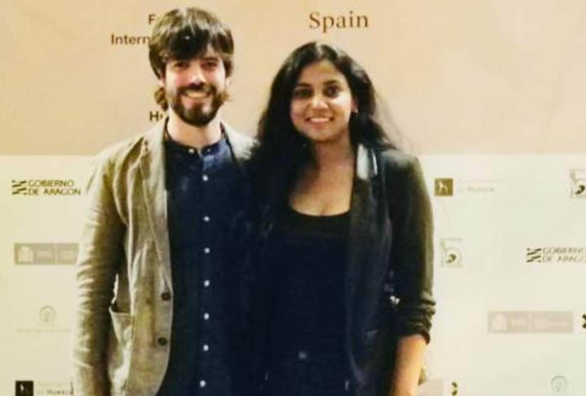 actress usha jadhav shooting international film in spain
