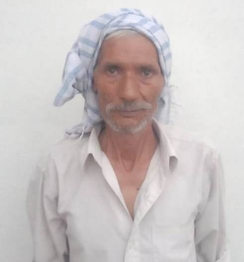 farmer anxious due to dry