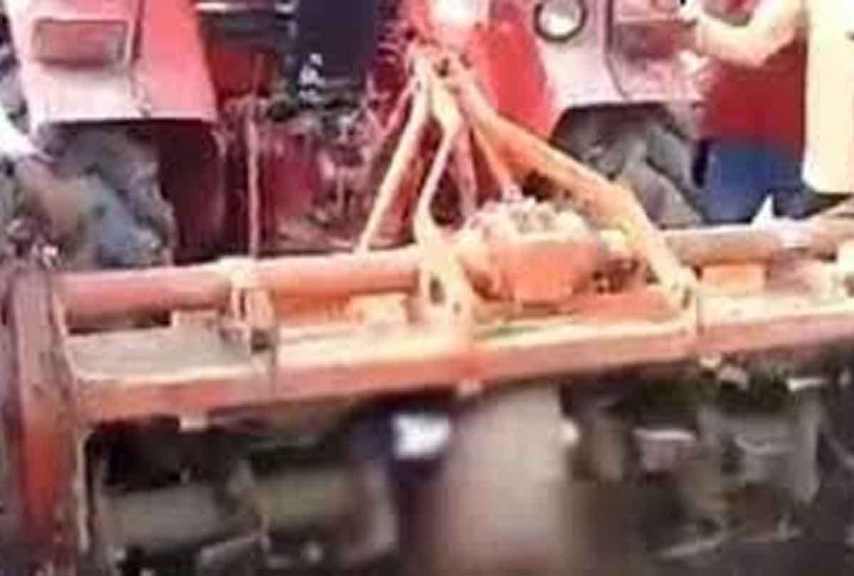 Teenager killed by rotavator in kannauj