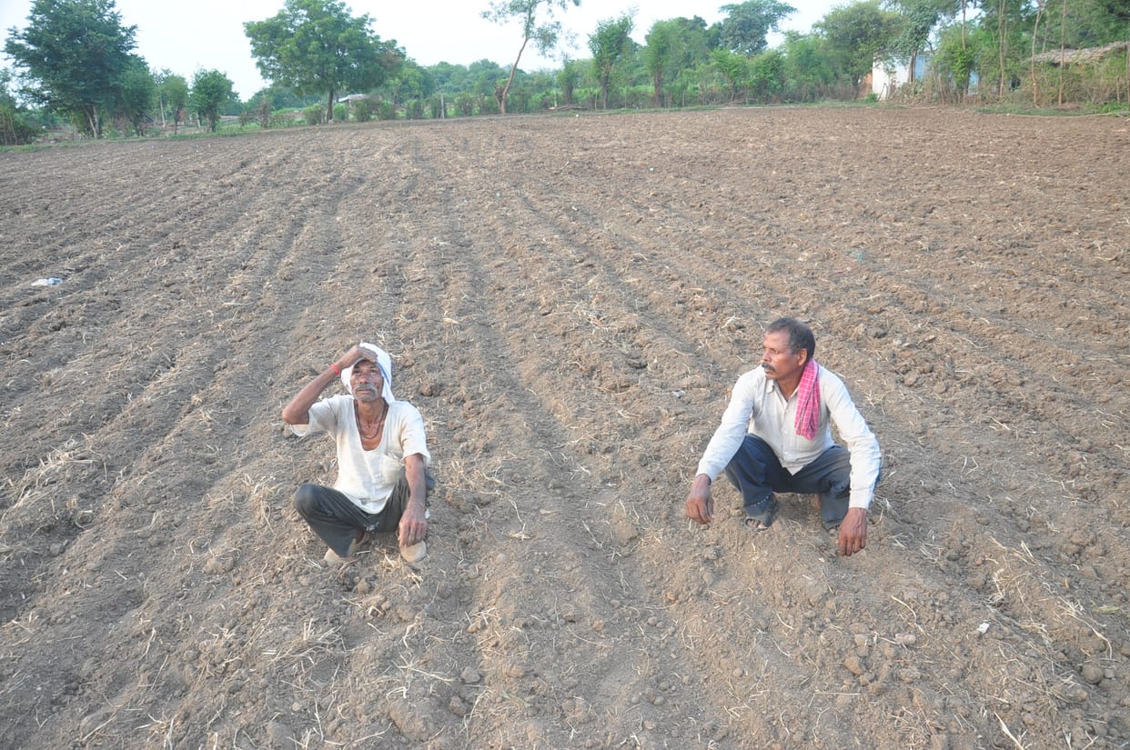 Farmer upset for not fall rain