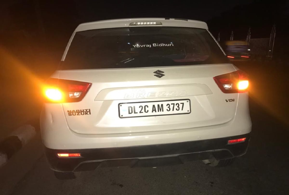 drunken man driving car in okhla meets accident with a man case registered