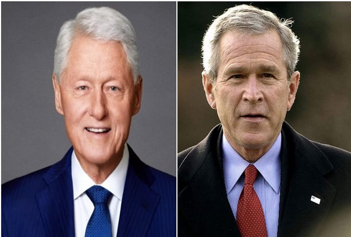 White House removes photos of former President Bill Clinton and George Bush from prominent locations