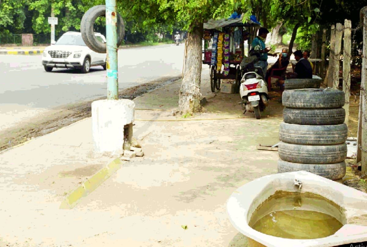No cycles seen running on Faridabad one km cycle track 