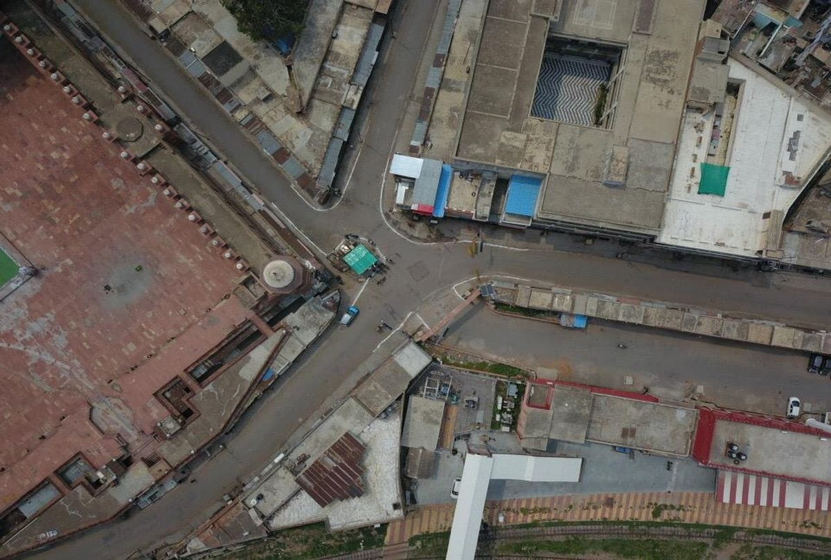 Lockdown In Agra Monitoring From Drone Cameras