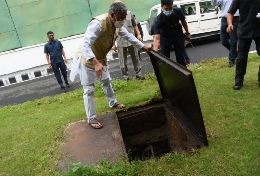 Uttarakhand CM Trivendra singh rawat Starts Dengue prevention Campaign from his house, Photos