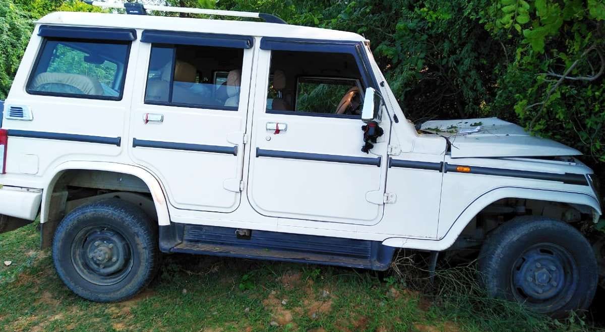 Bolero collides with tree, four people including couple injured in mahoba