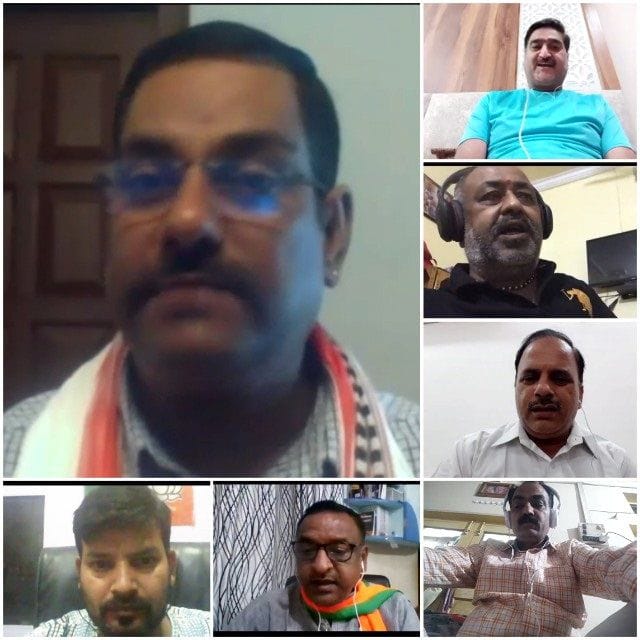 modi thought makes self depend  says santosh singh in virtual rally