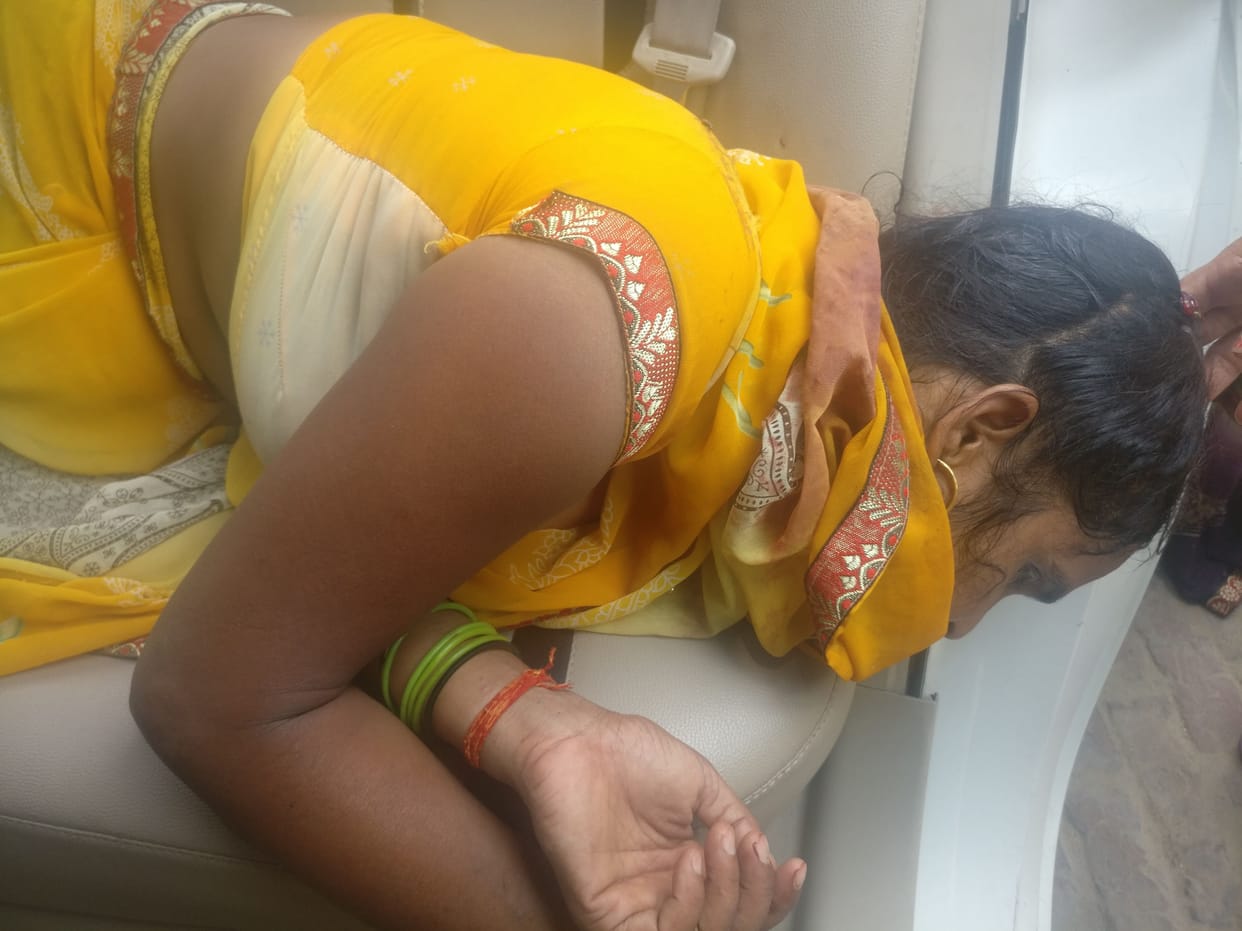 fight with women, got injure