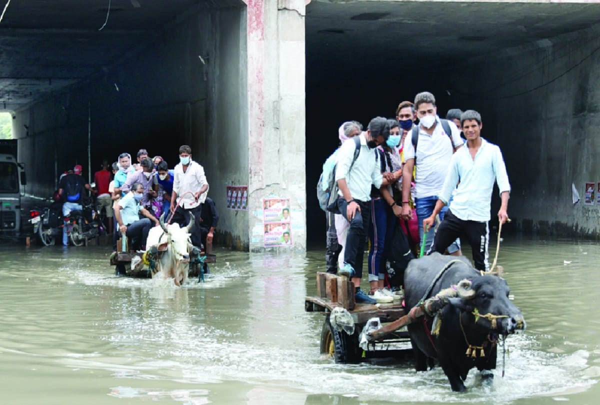   Claims of Delhi local bodies immersed in rain