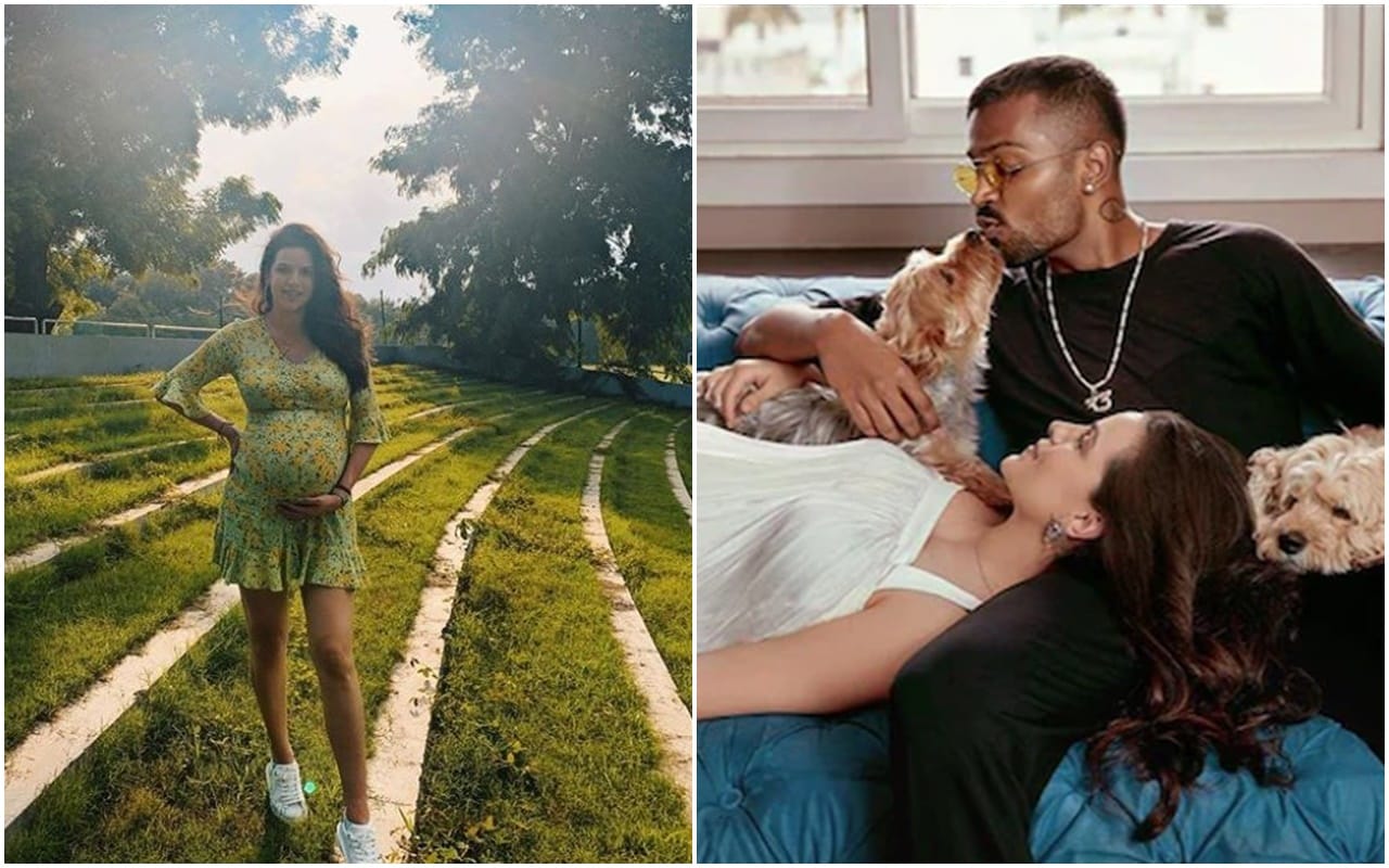 Hardik Pandya Shares Natasa Stankovic new picture from maternity shoot