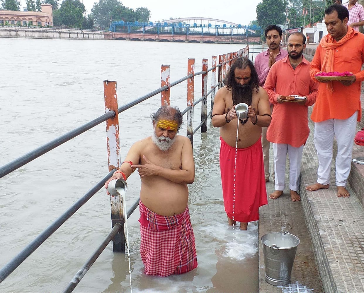 Ritual performed to complete Kumbh Mela successfully