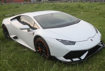 Lamborghini impounded by Chandigarh Police for speeding