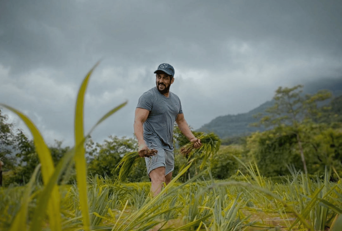 Salman Khan farming photo goes viral on social media