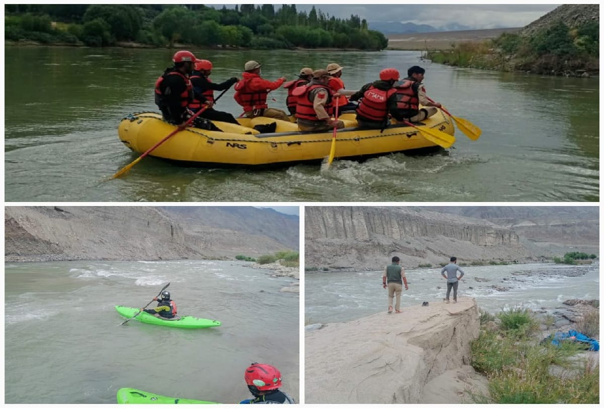 Leh Ladakh news, girl washed away in Indus river, dead body found