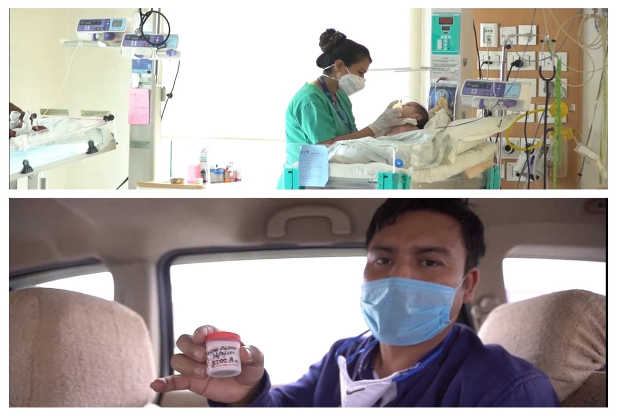 New born admitted in delhi max hospital gets milk from laddakh from mother everyday know full story