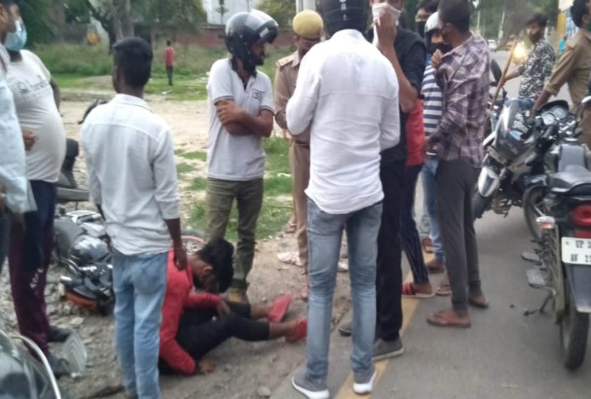 ruckus of bikers gang in lucknow