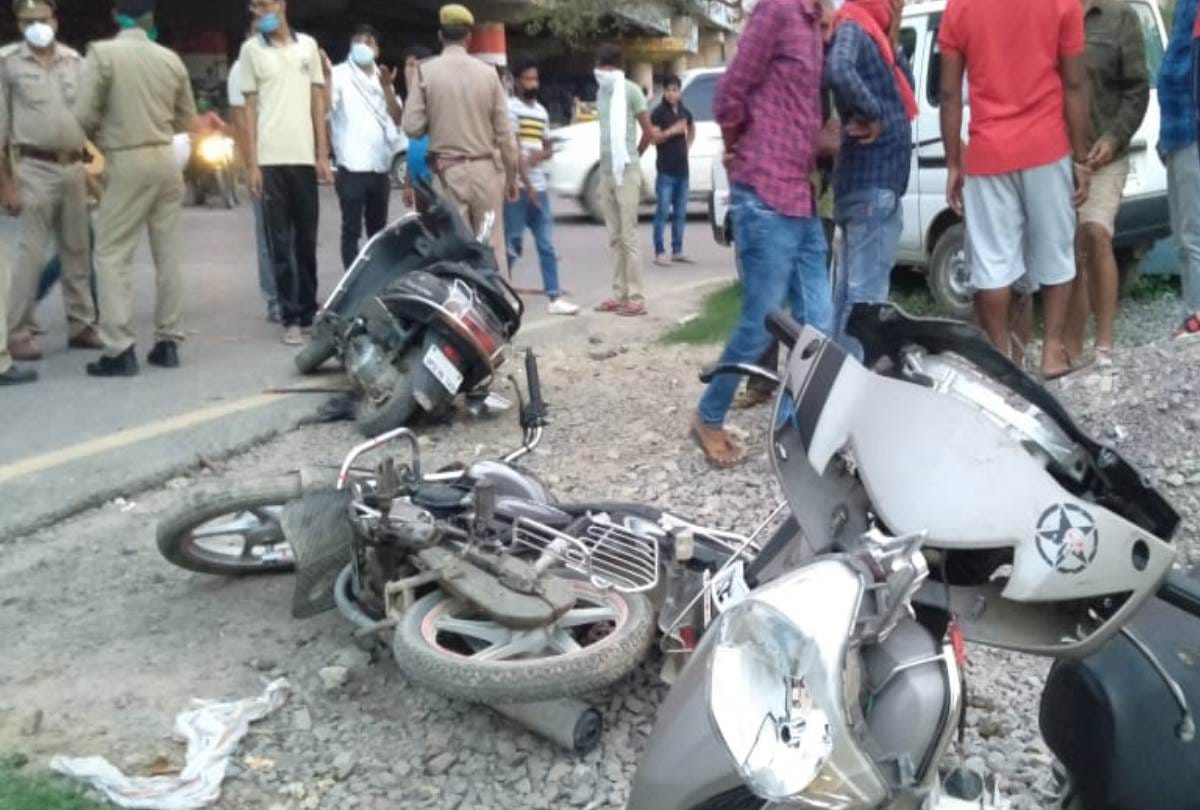 ruckus of bikers gang in lucknow