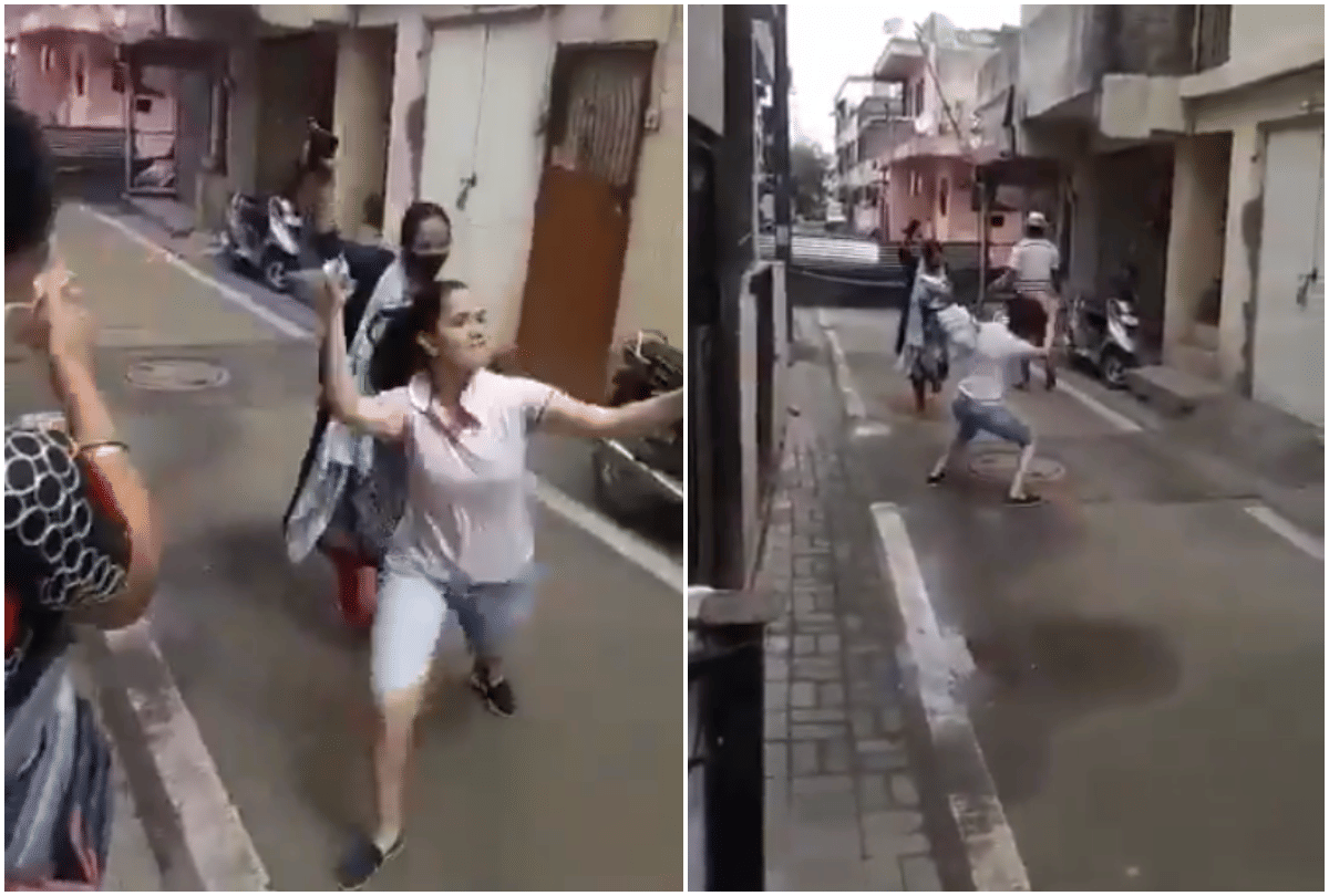 woman returns home after defeat coronavirus sister welcome dance video goes viral