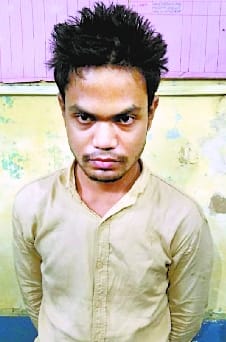 Vicious rogue Sumit of Sanjaynagar got up by police