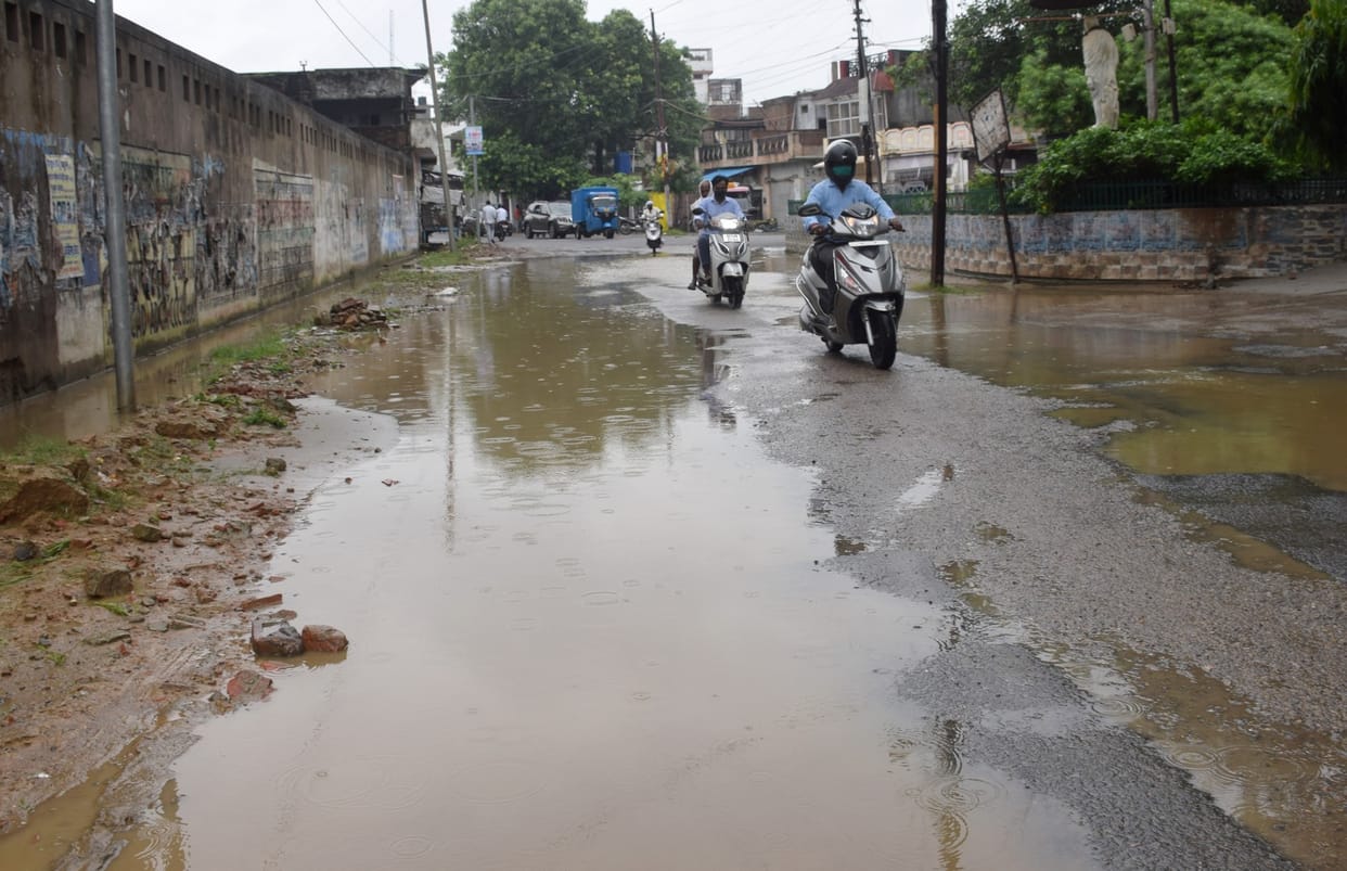 Weather became pleasant due to rain, water logging increased problem