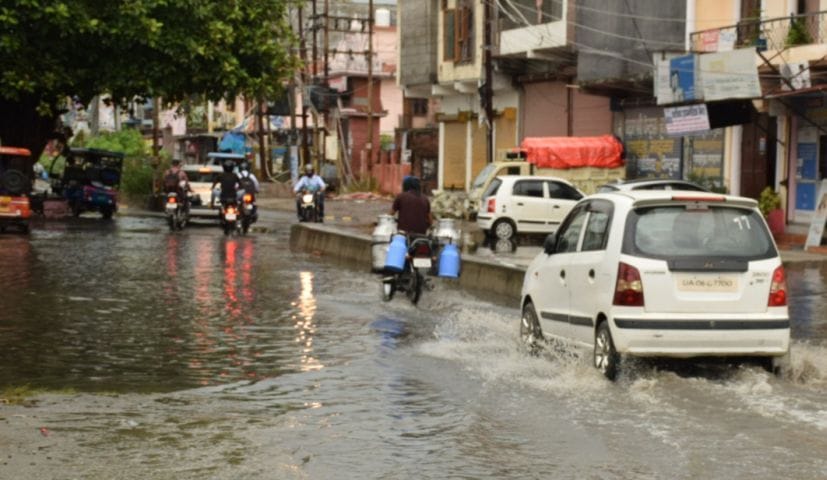 Water Logging Due To Rain